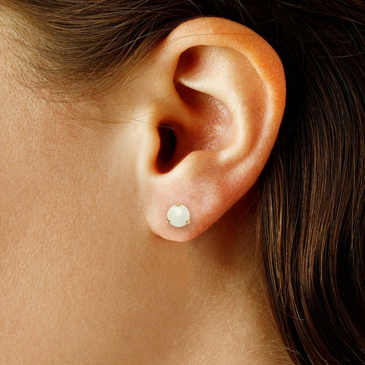 14kY 6mm Opal Stud 01/814-10BB