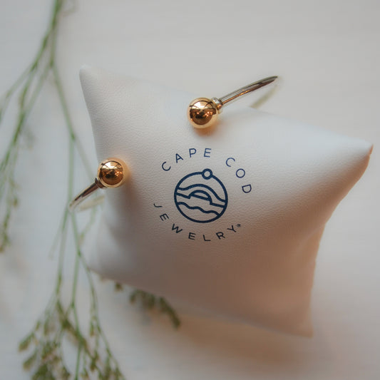 SS/YG Cuff Bracelet ZB5410-70