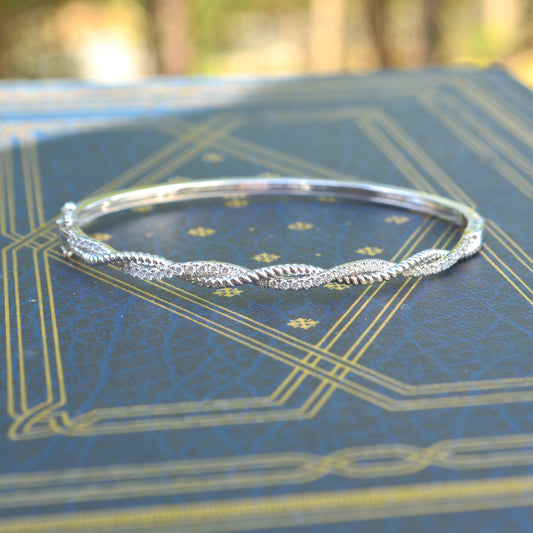 14kW .54cttw Diamond Twist Bracelet SC55025549ZM