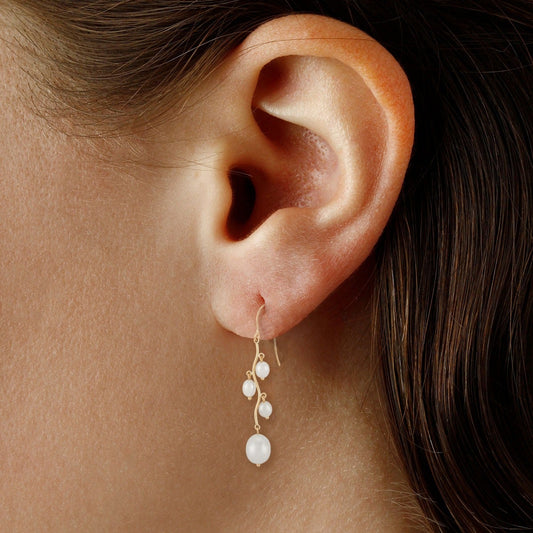 14KY Multi FWP Drop Earring 13129FP