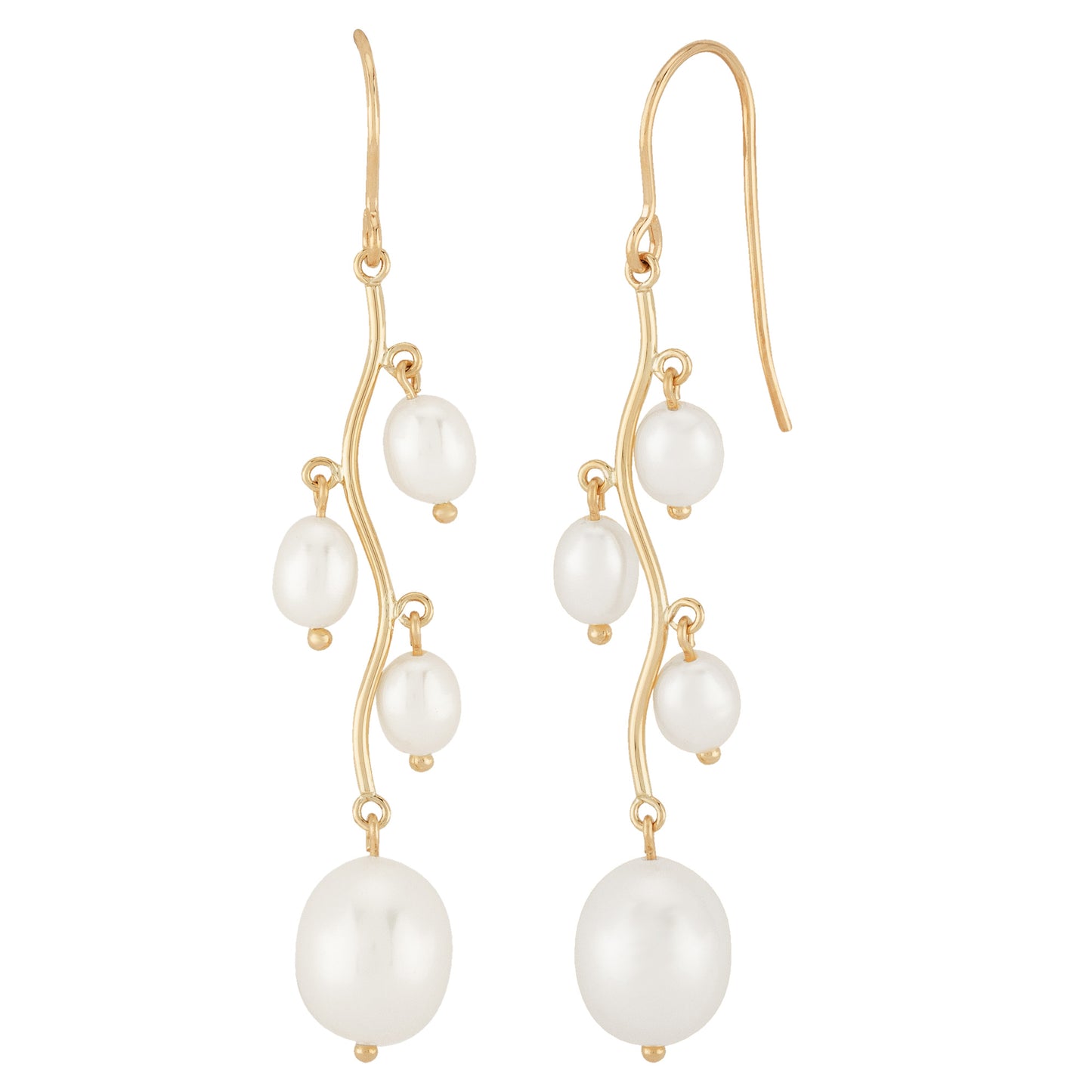 14KY Multi FWP Drop Earring 13129FP