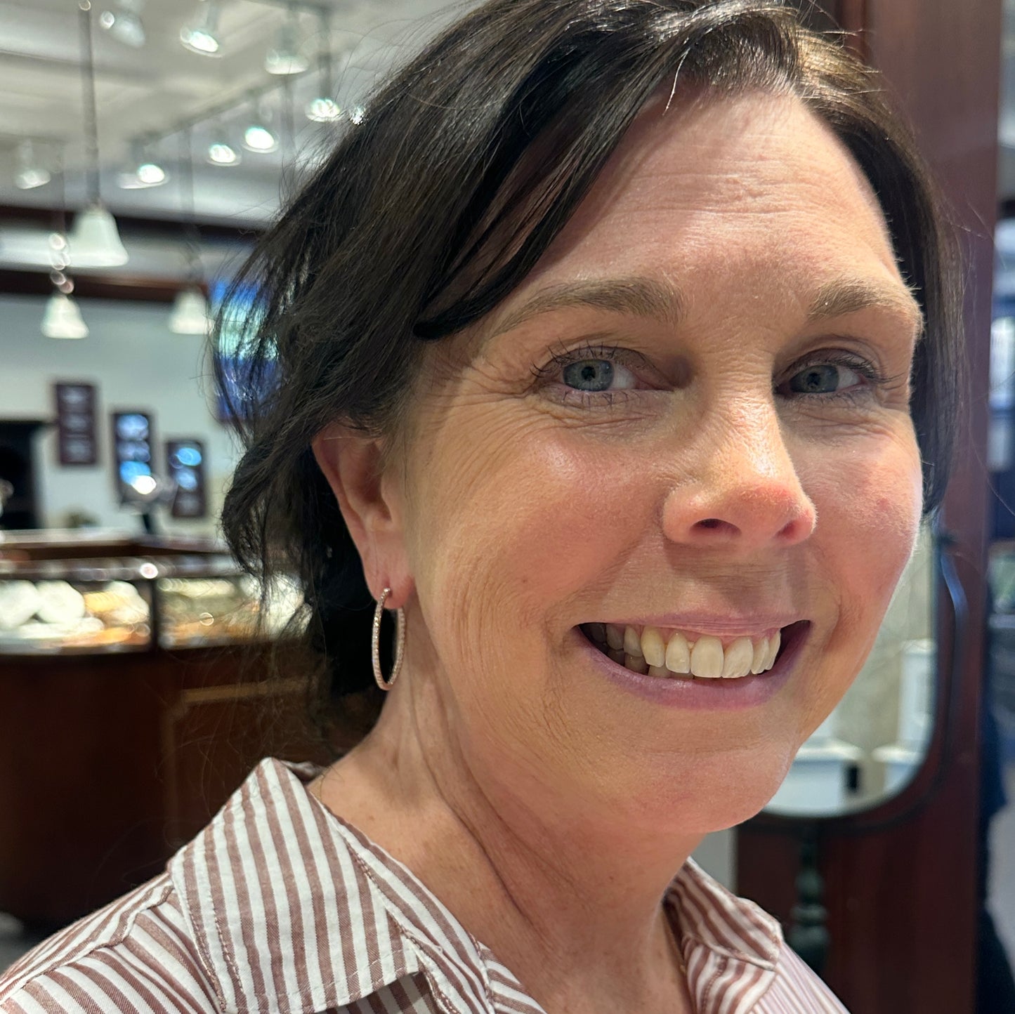 14kW .96cttw Diamond Hoop E0674