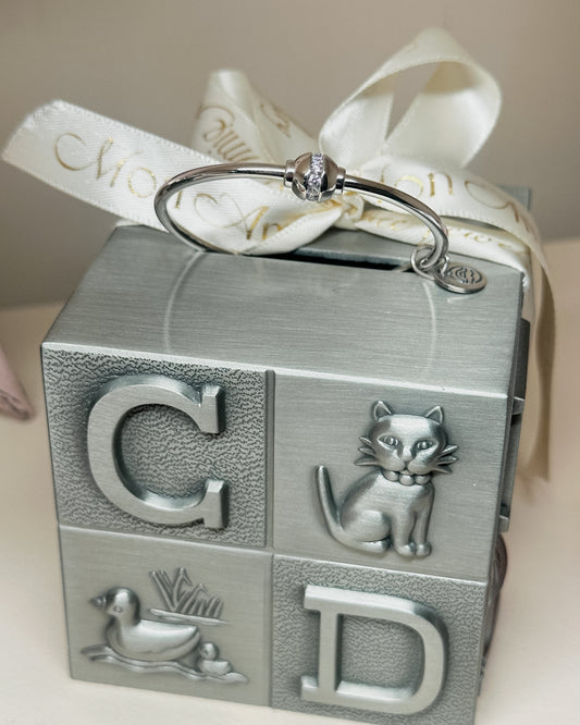 SS CZ Bead Bracelet SB5462-55