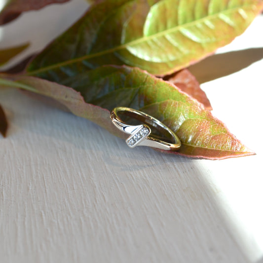 SS .09cttw Diamond Aurora Ring RI82210D-7