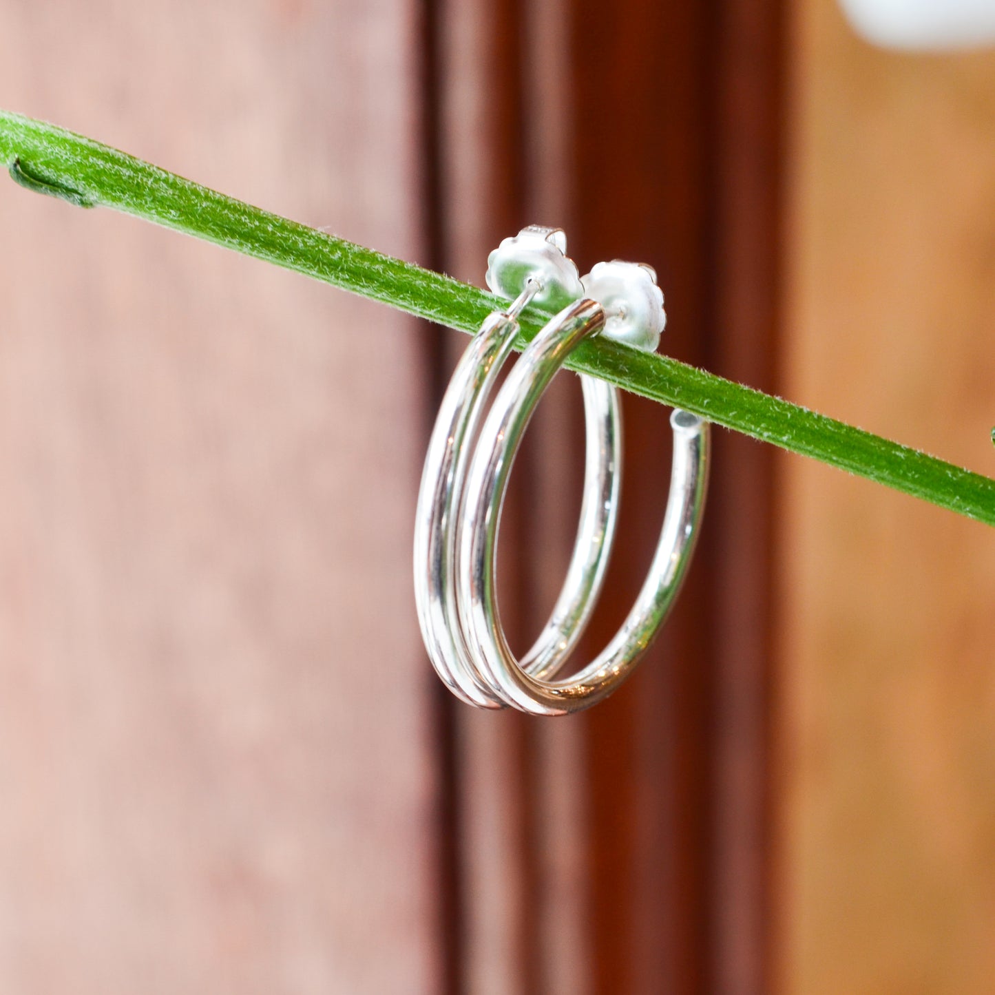 SS 30mm Tube Hoop Earring 689095