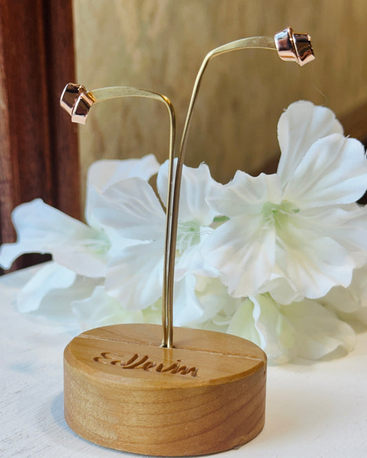 SS/RG Love Knot Earring EA18122RS