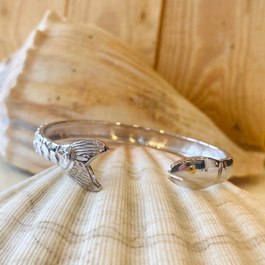 SS/Vermeil Eye Fish Cuff NB34025-70