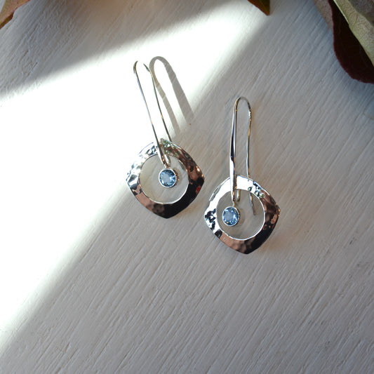 SS Blue Topaz Diva Earring EA47012BT