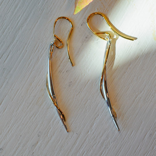 SS/YG Vineyard Earring EA59042