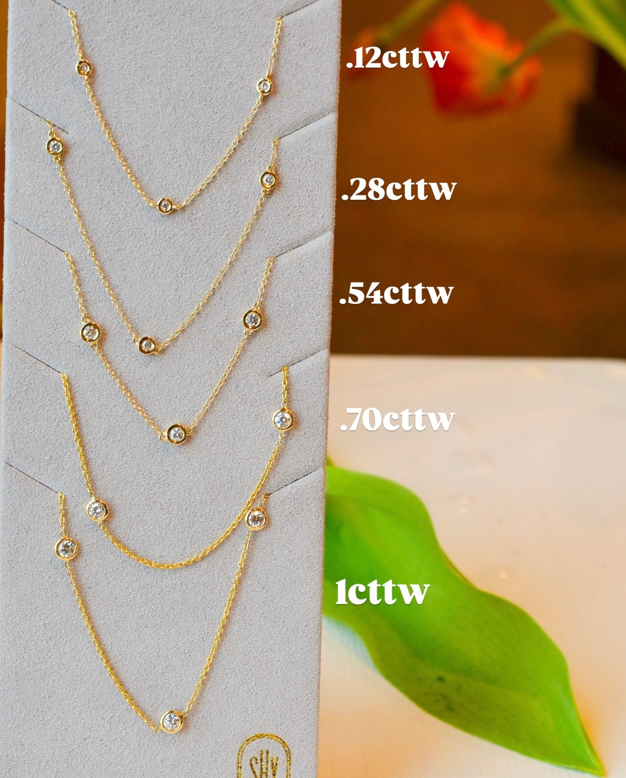 14kR .12ct DBY Necklace SC55026641-15-18