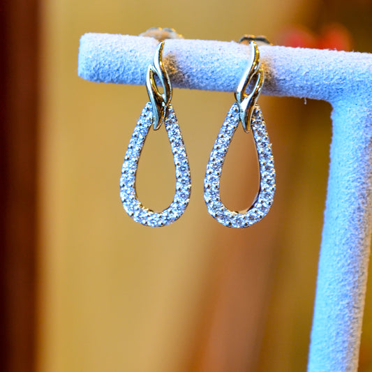 14kW&Y .30ct Diamond Earrings E2125