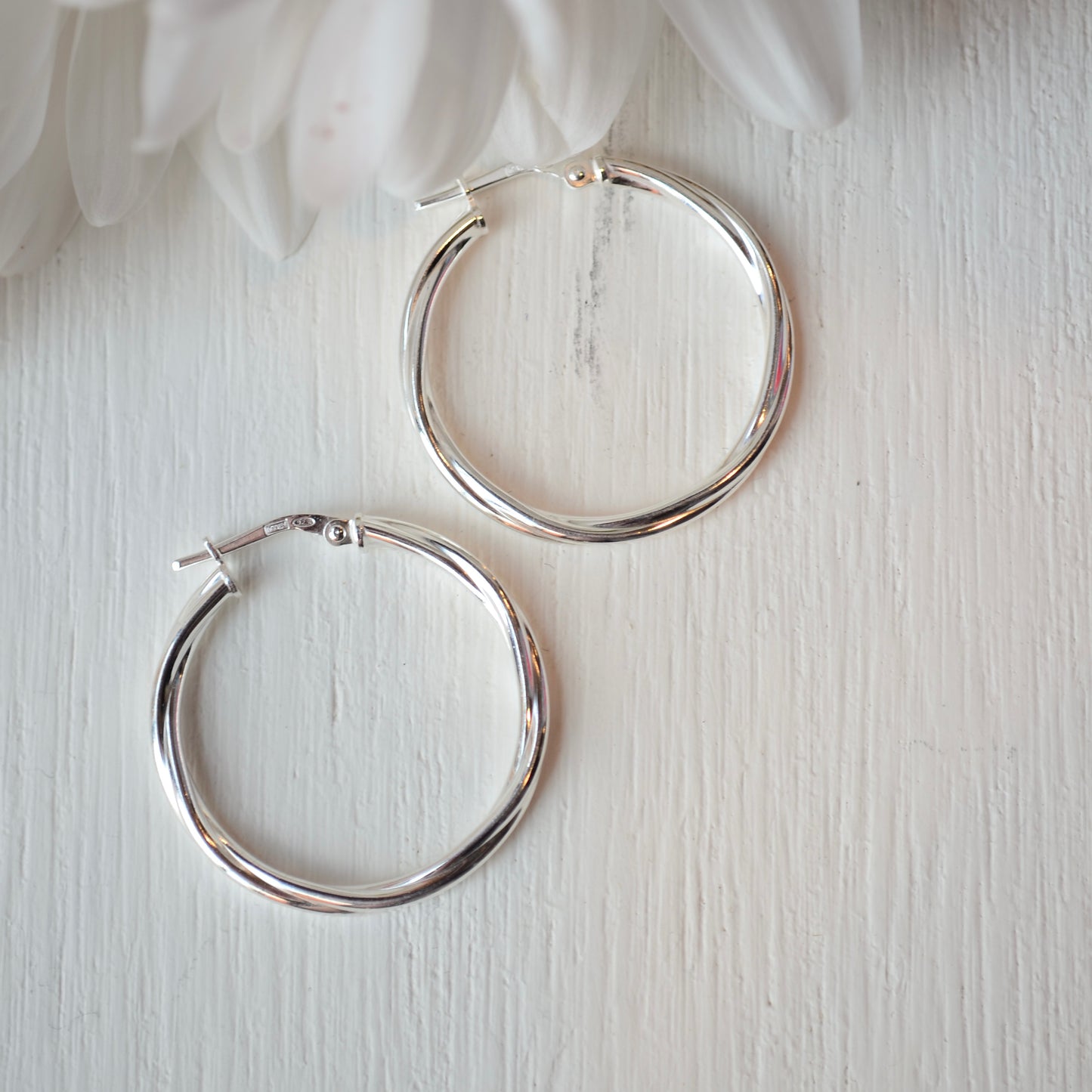 SS Twist Hoops 689096