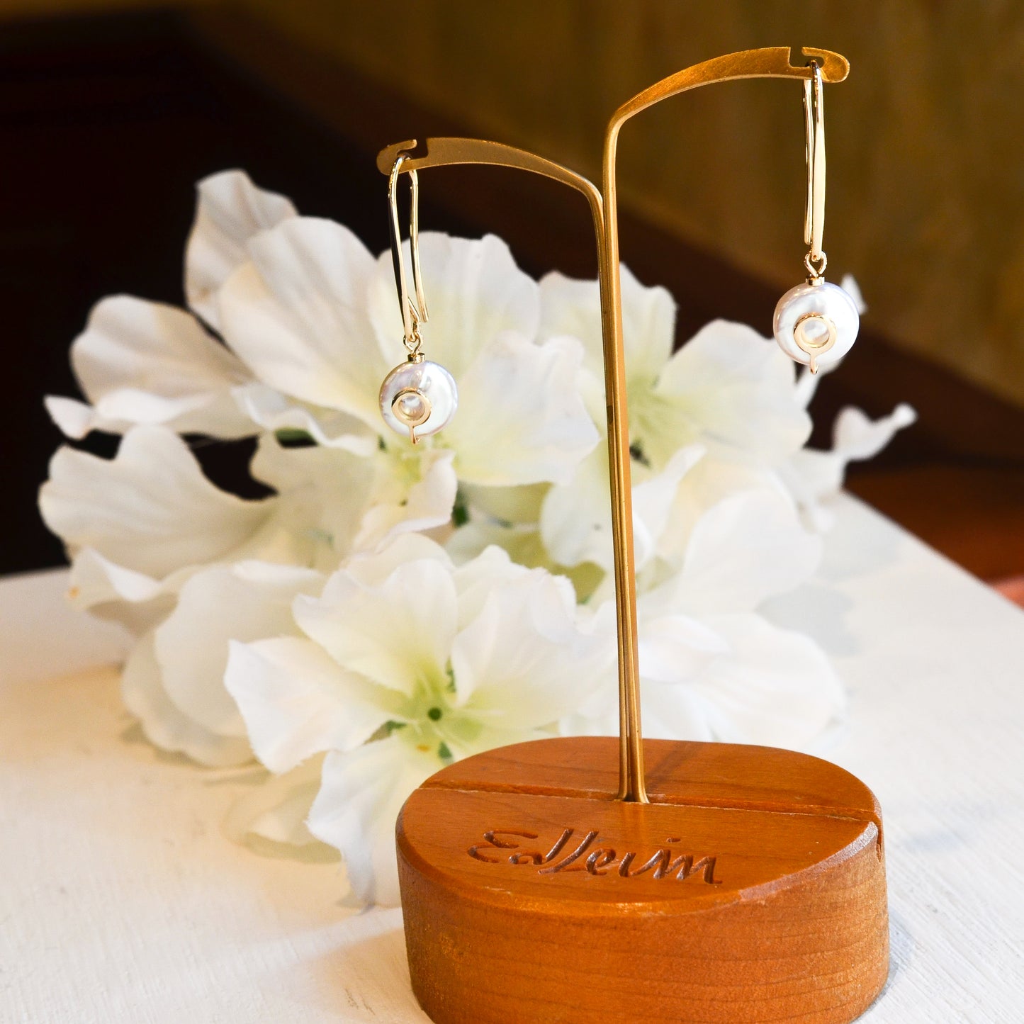 14kY Precious Pearl Earring EA32422P