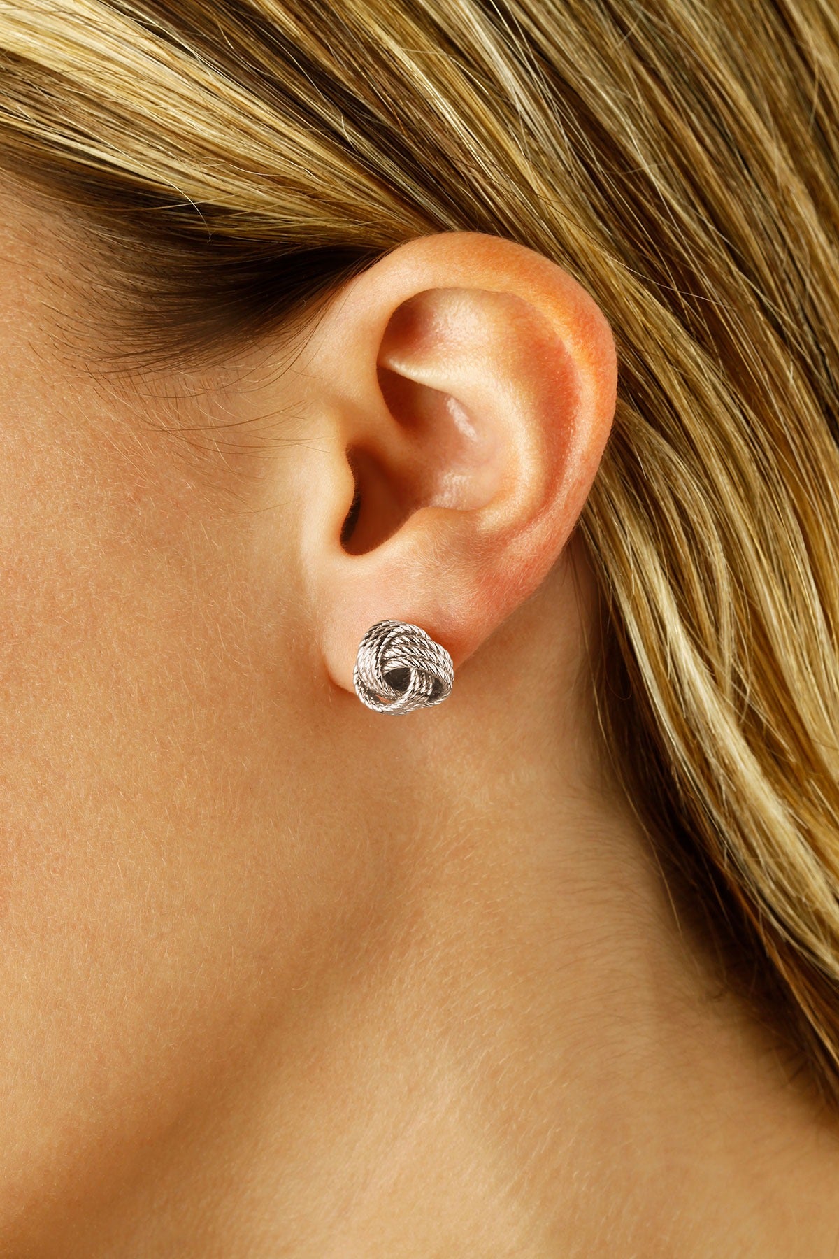 SS Twisted Love Knot Earring 62/141