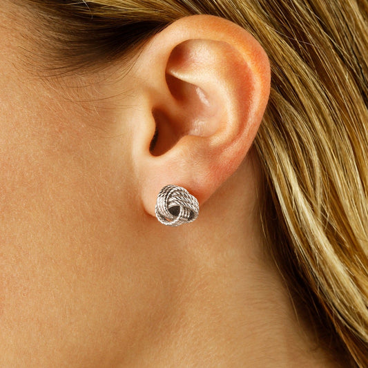 SS Twisted Love Knot Earring 62/141