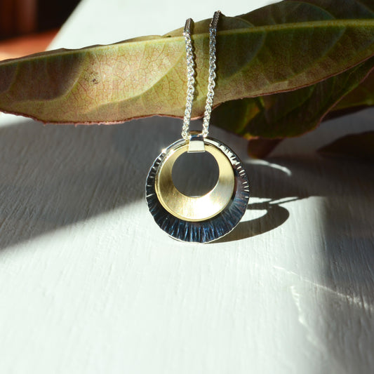 SS/YG Shimmer Necklace PE39842NS-18