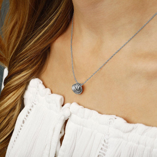 SS Twisted Love Knot Pendant 65/141