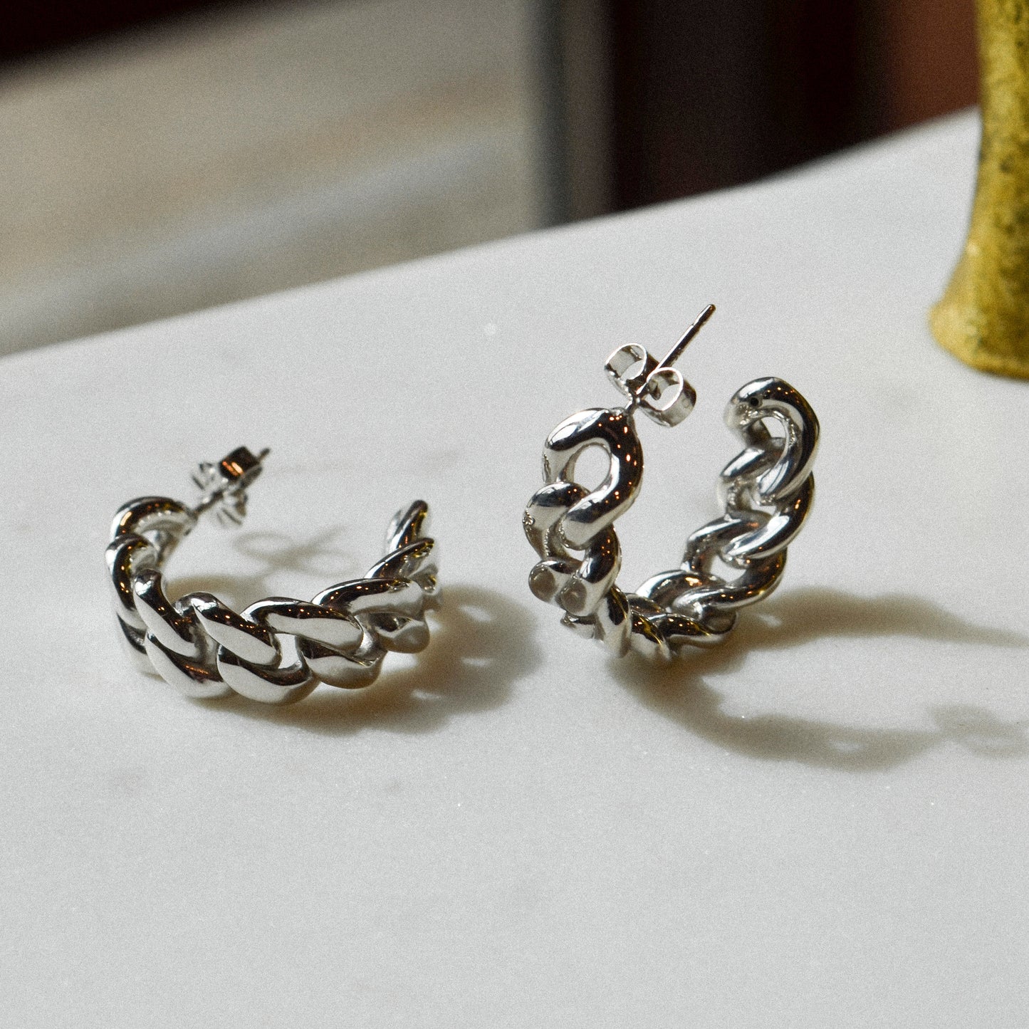 SS Miami Cuban Link Hoop 71/3378