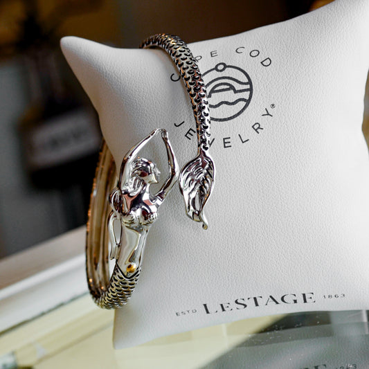 SS Mermaid Bypass Bracelet NB3020-70