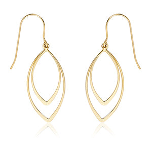 14kY Mini Double Point Drops 7839MINI