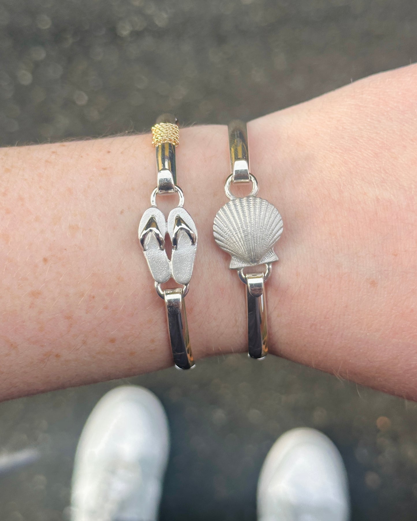 SS Petite Scallop Clasp SB5431