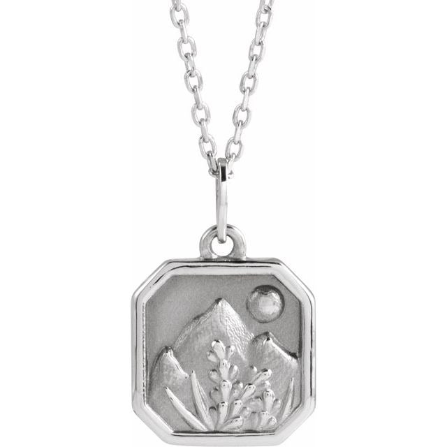 SS Mountain Necklace 88720