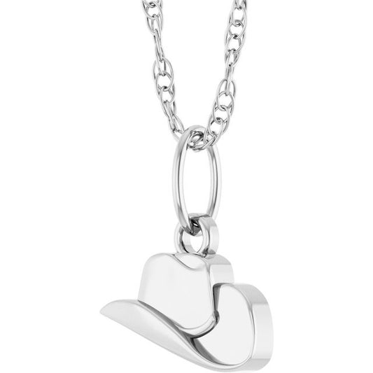 SS Cowboy Hat Necklace 88885-18