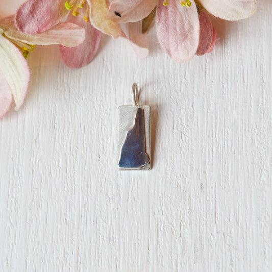 SS NH Rectangle Pendant