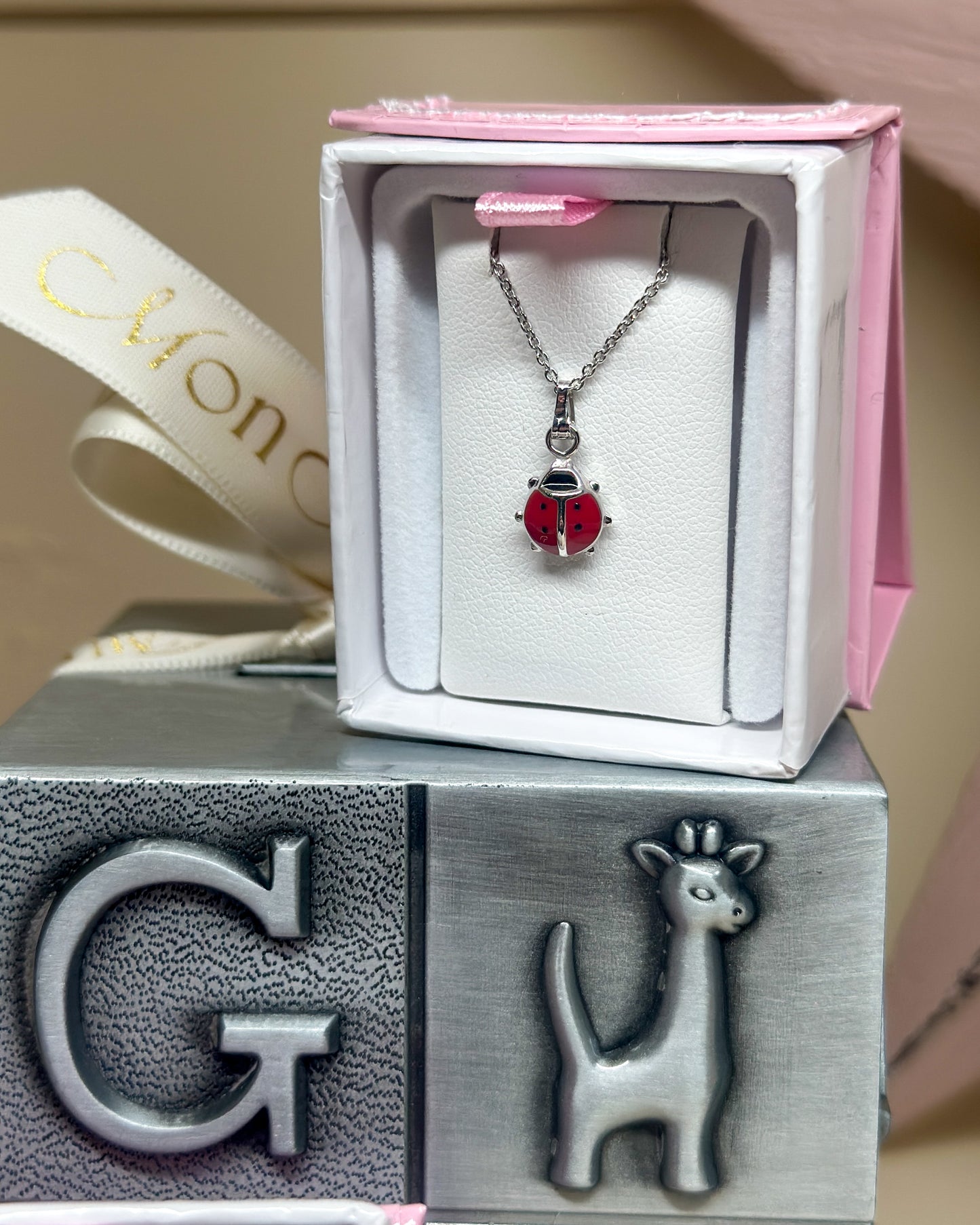SS Ladybug Necklace P229
