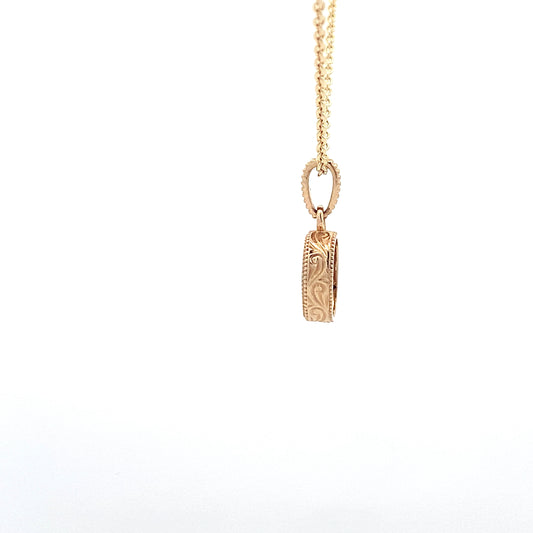 14kY .70ct Opal Pendant TXPXX2779DNOP