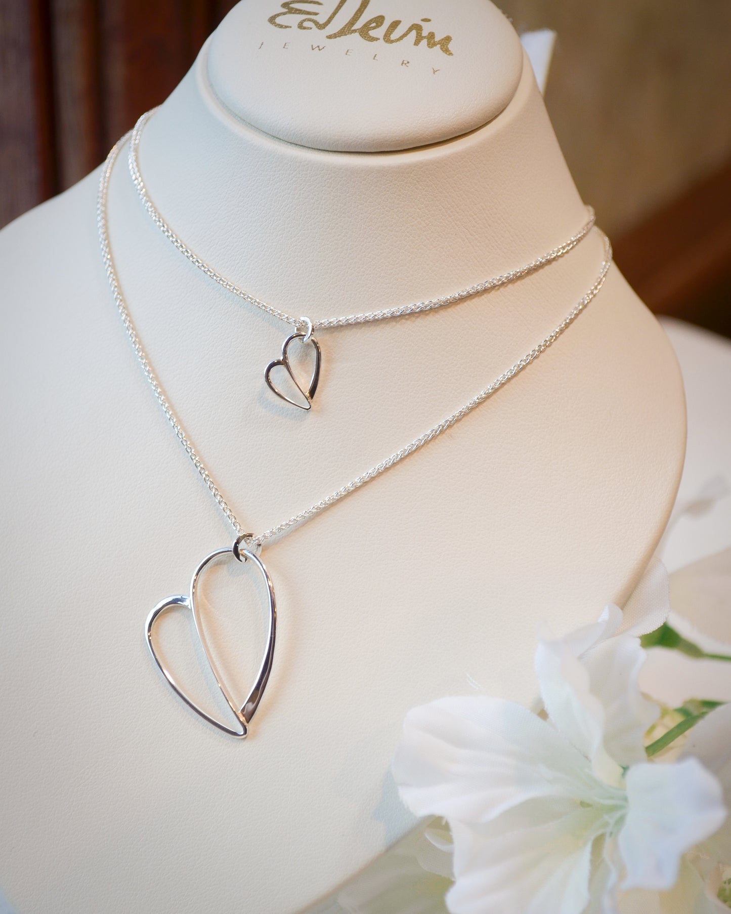 SS Love You Necklace PE21312-18