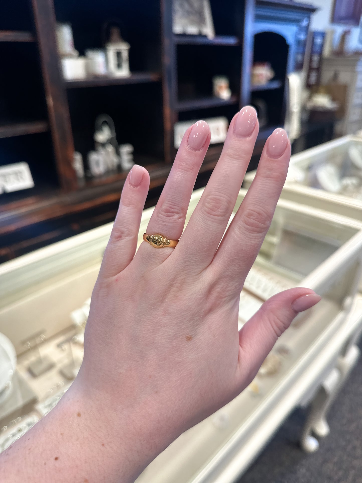 14kY Bead Ring KF5405-7