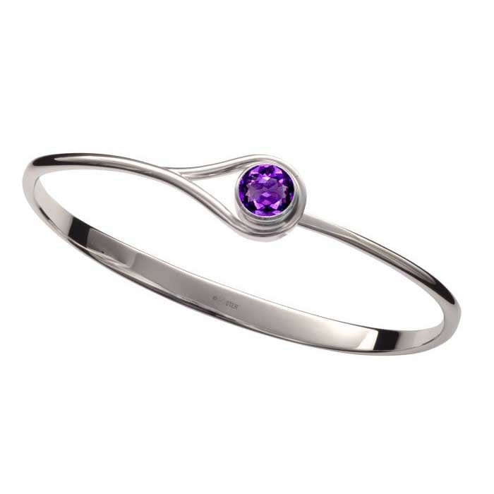 SS Desire w/Amethyst Bracelet BR74412FA-LM