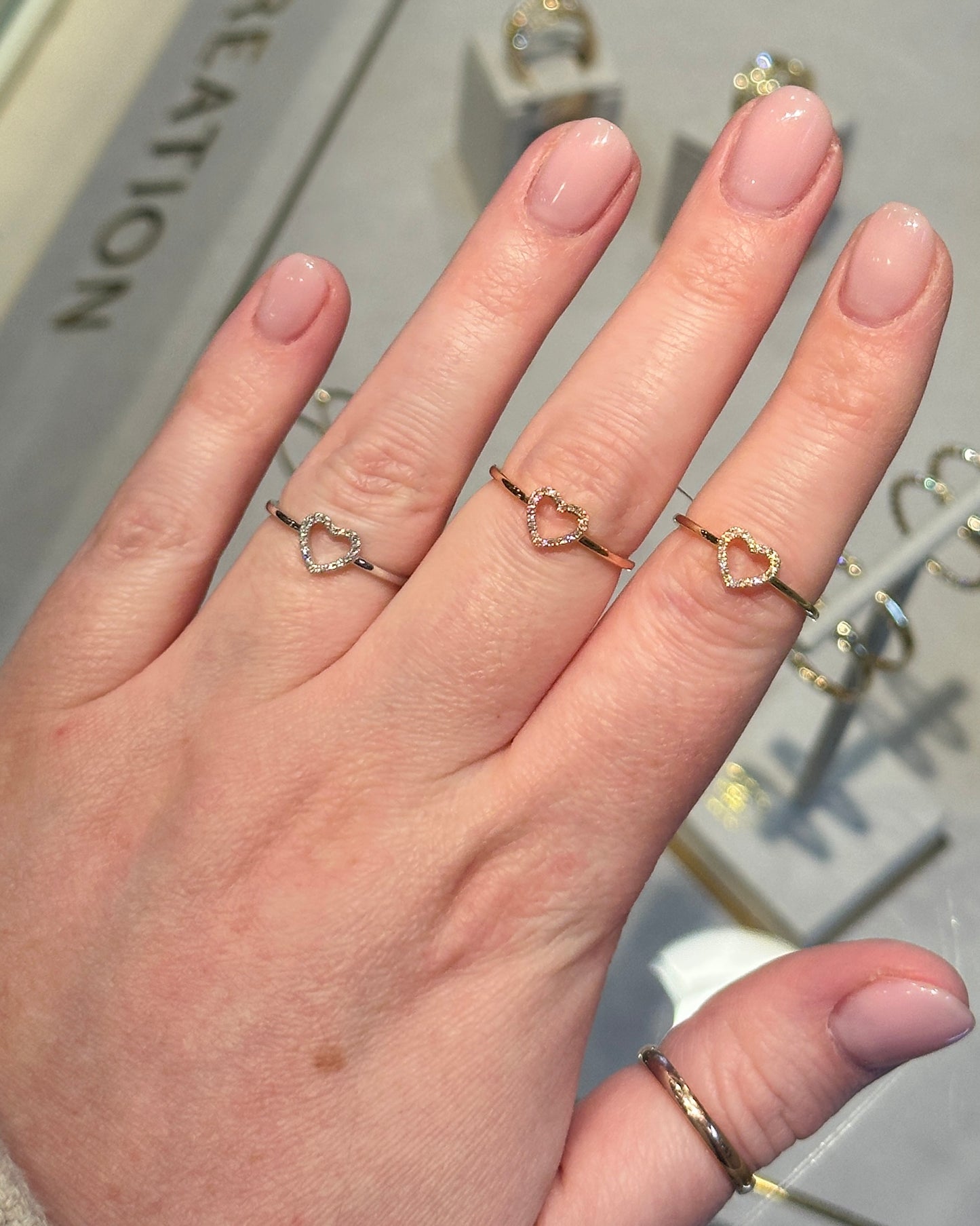 14kR .04ct Diamond Heart Ring SC22005660-7