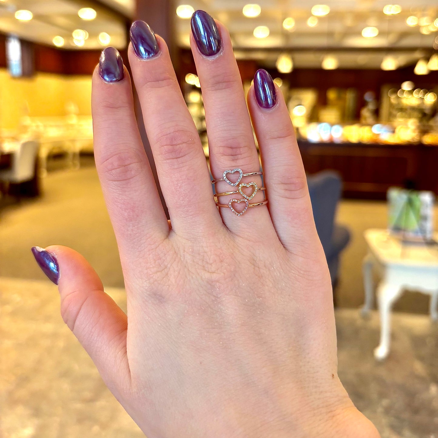 14kW .04ct Diamond Heart Ring SC22005658-7