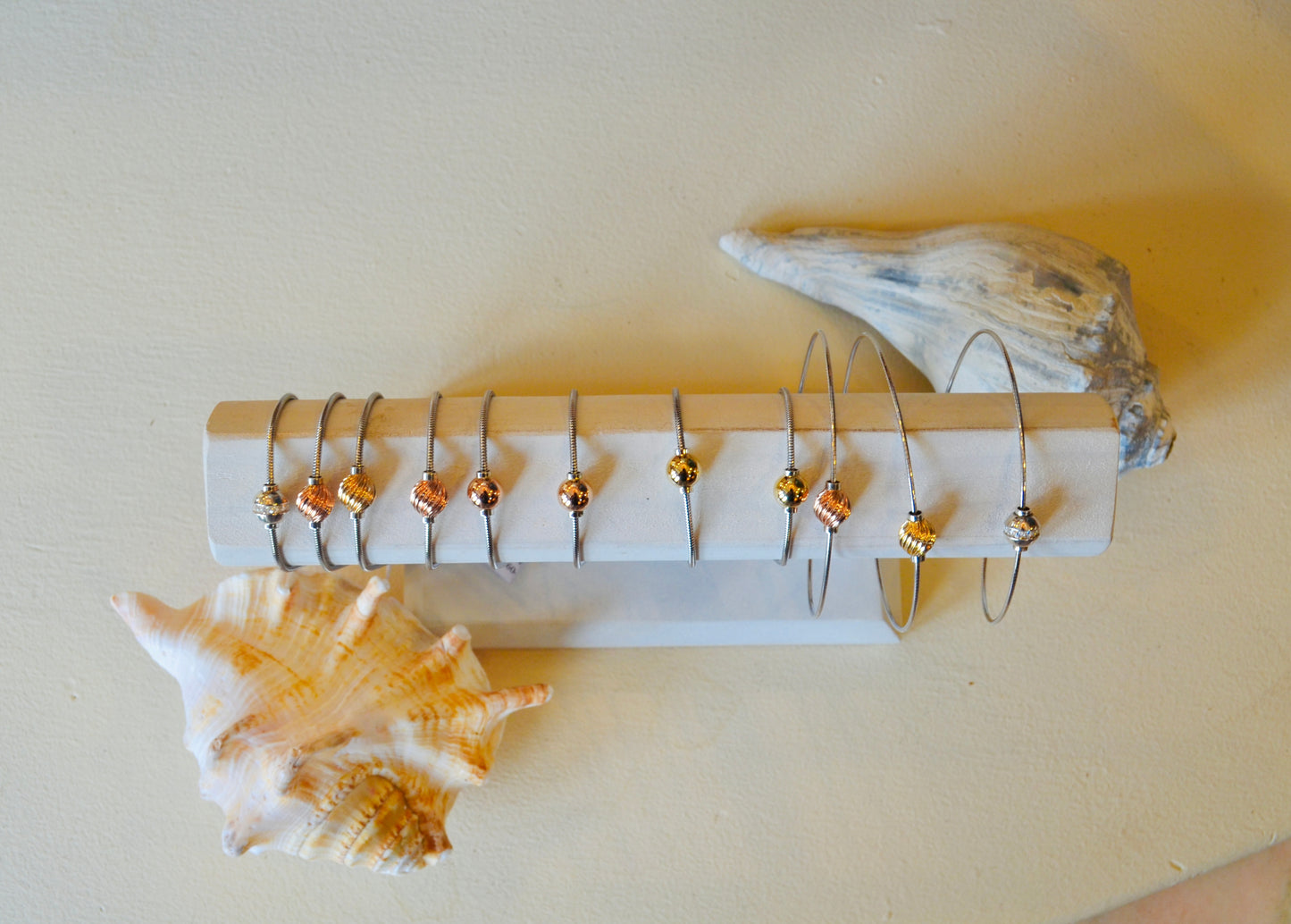 SS Plain Bead Anklet Omega SA5405-O