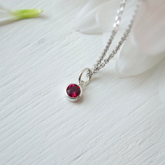 SS Imitation Ruby Charm 86179