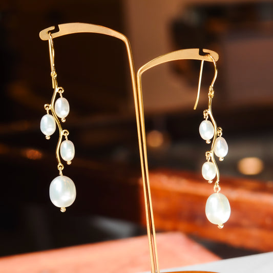 14KY Multi FWP Drop Earring 13129FP