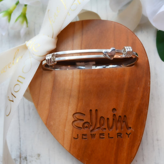 SS Sweet Heart Bracelet BR11112HSNS-LM