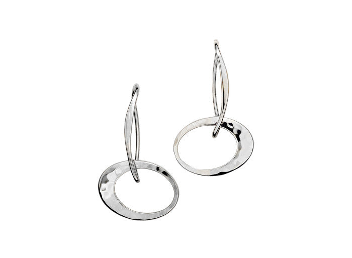 SS Petite Elliptical Earring EA38612
