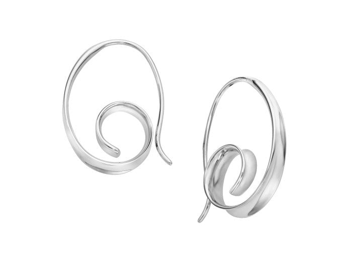 SS Curly-Q Earring EA96112