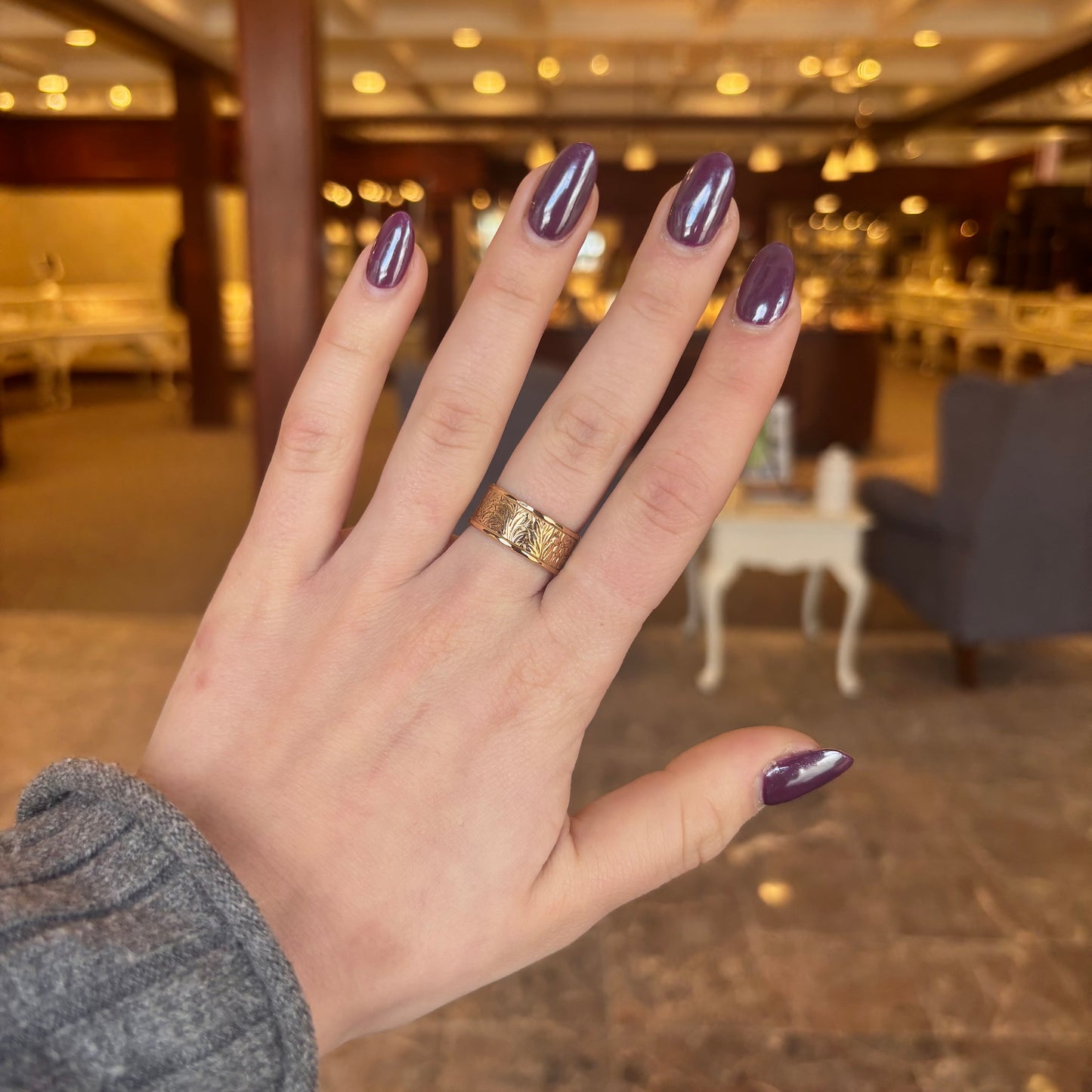 14kY Victorian Bouquet Ring RI92420-7