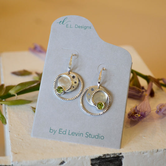 SS Stellar Earring w/ Peridot EA46812FP