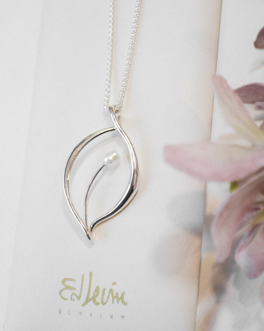 SS Jonquil w/FWP Necklace PE73412FWP-18