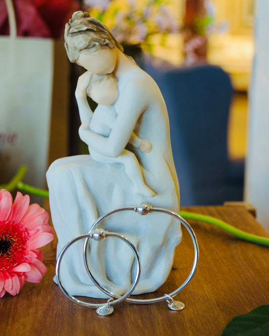 SS Plain Bead Bracelet SB5405-50