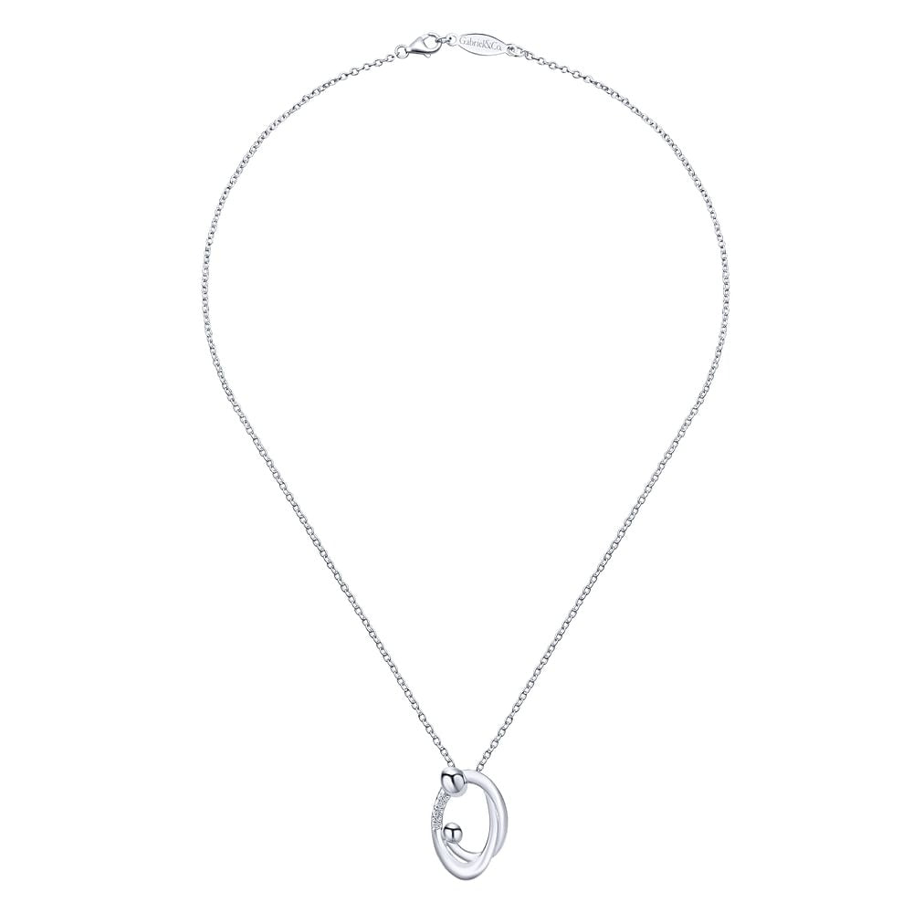 SS .02ct Dia Mother and Child Neck NK2850SV5JJ