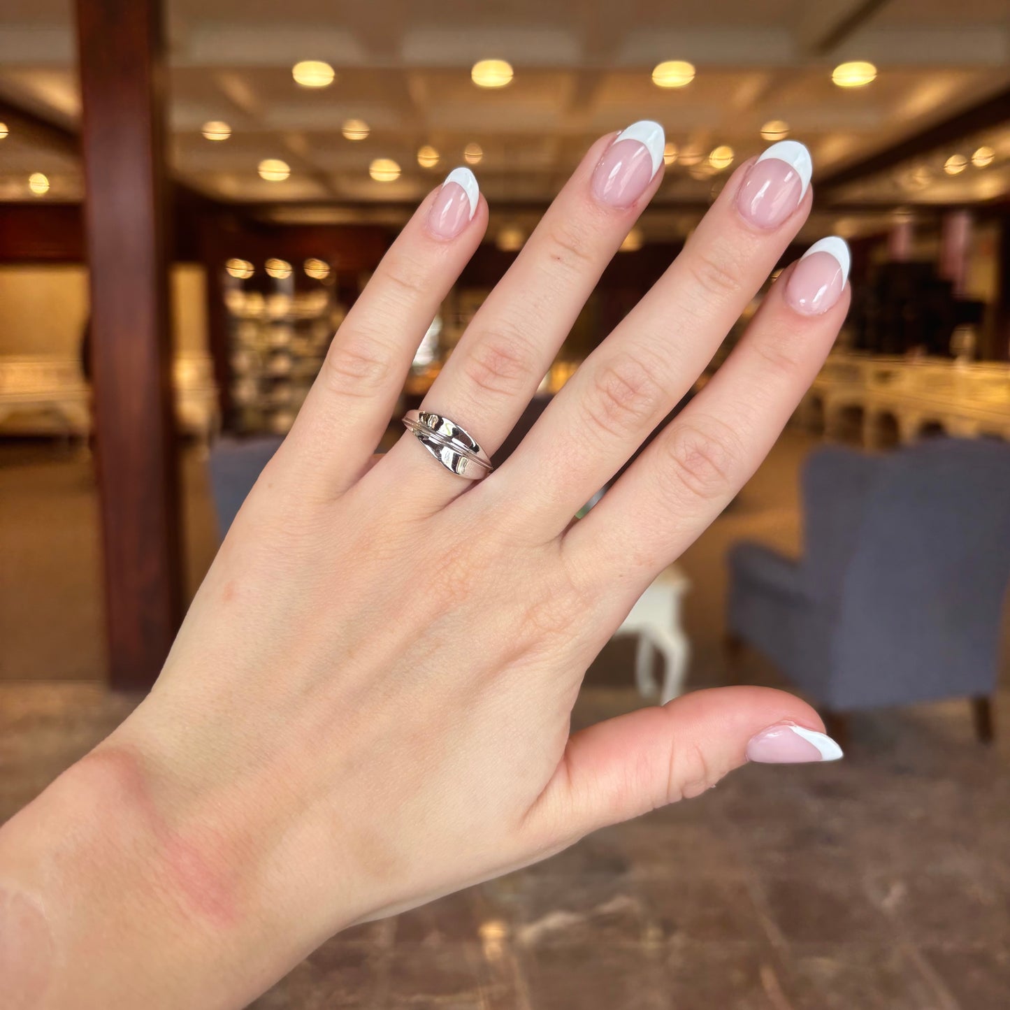 SS Wave Design Ring A120-6510