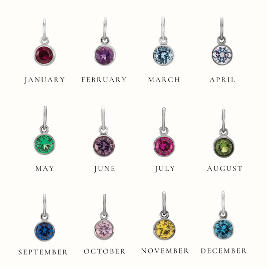 SS Imitation Pink Tourmaline Charm 86179