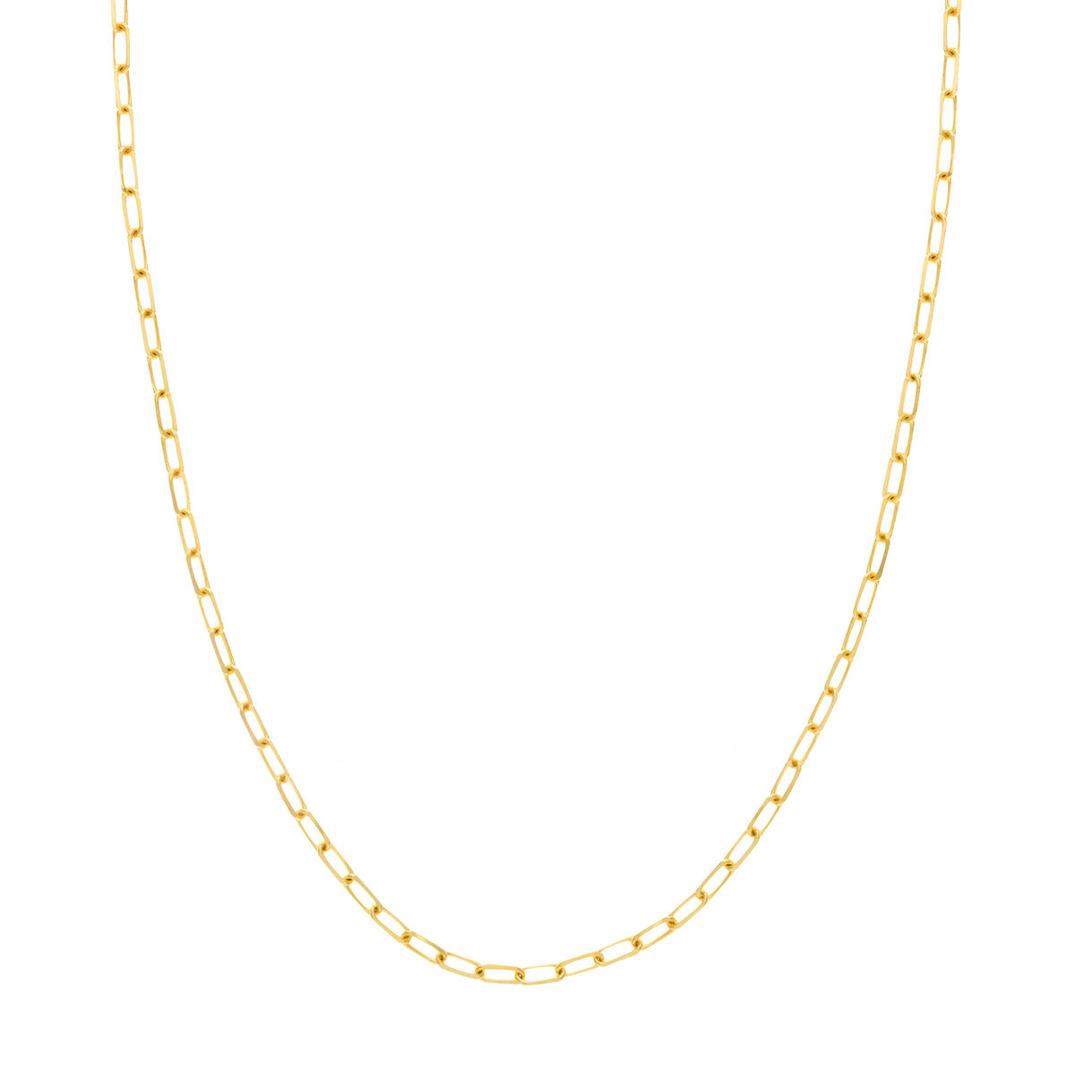 14kY 3.10mm D/C Paperclip Chain MZ002380-14Y