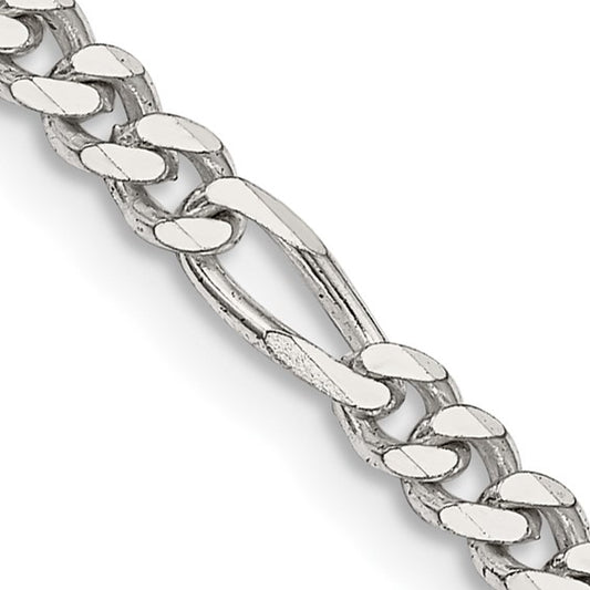 SS 3.5mm Figaro Chain QFG100-20